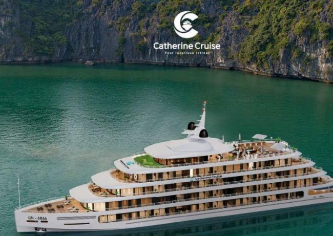 TOUR DU THUYỀN CATHERINE CRUISE 6 SAO HẠ LONG – LAN HẠ 2 NGÀY 1 ĐÊM